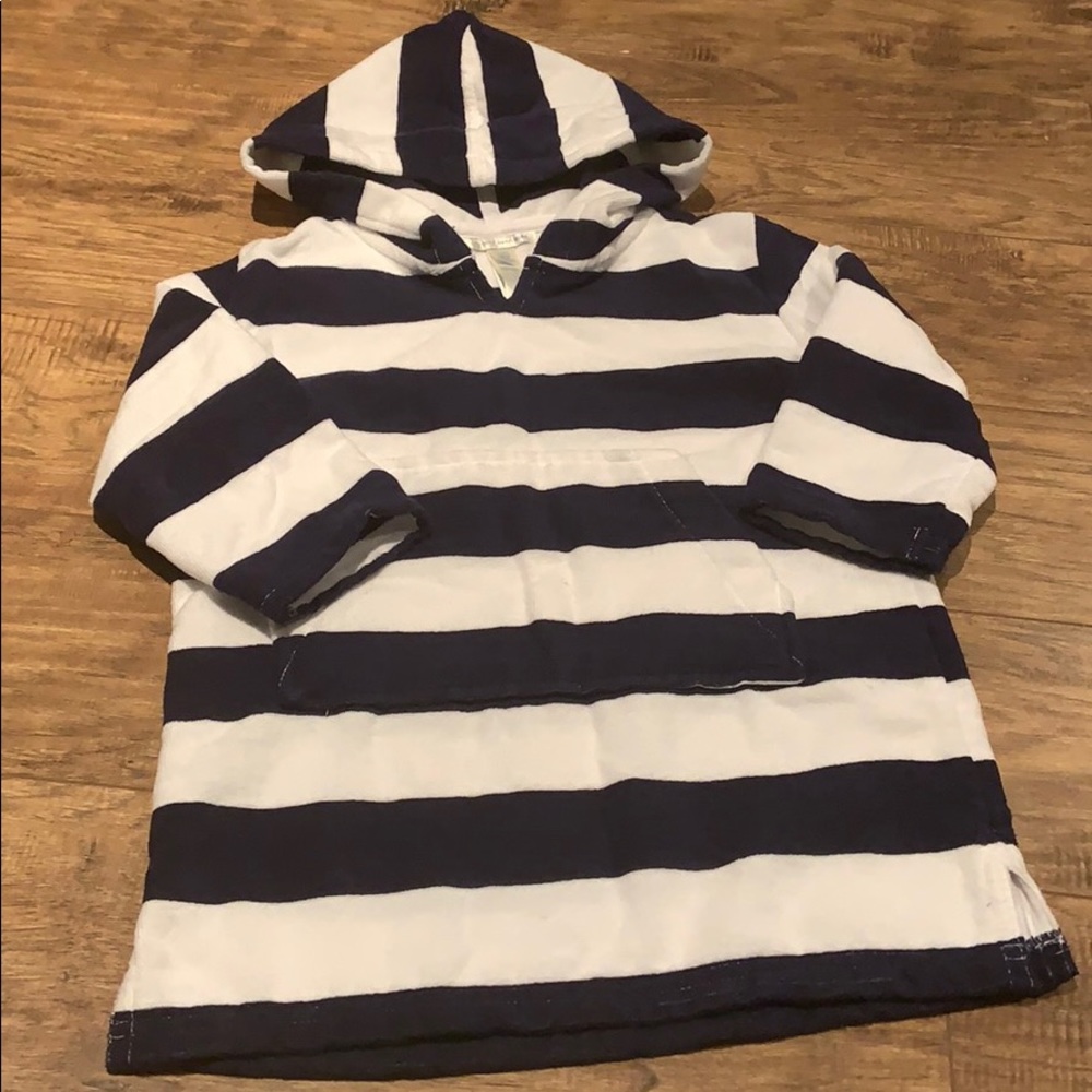Pottery Barn kids towel sweater